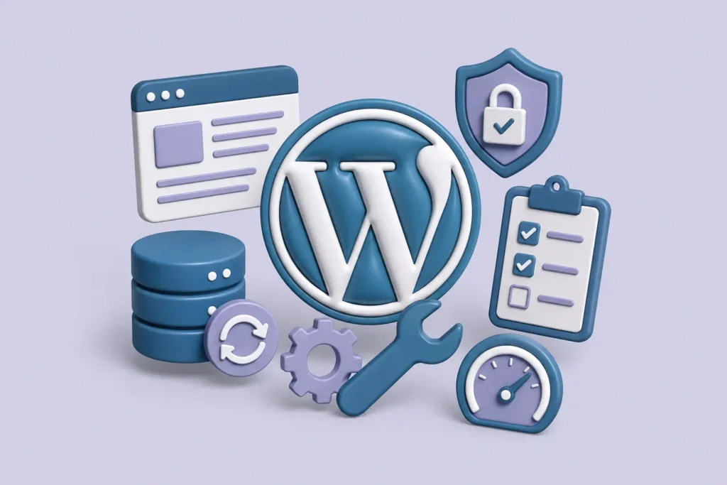 WordPress website maintenance for small business websites